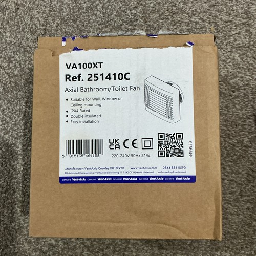 Vent axia 251410c - vent, va100xt