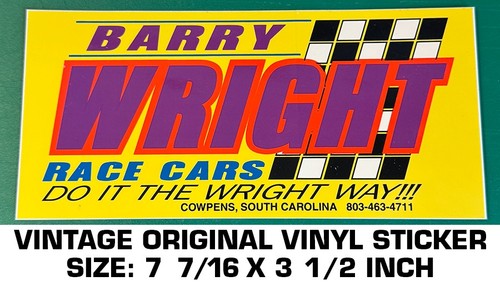 Barry wright race cars - barry,